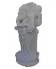 Product image 4 of the product “Standing Ganesha, 60 cm height, riverstone, stonemasony ”